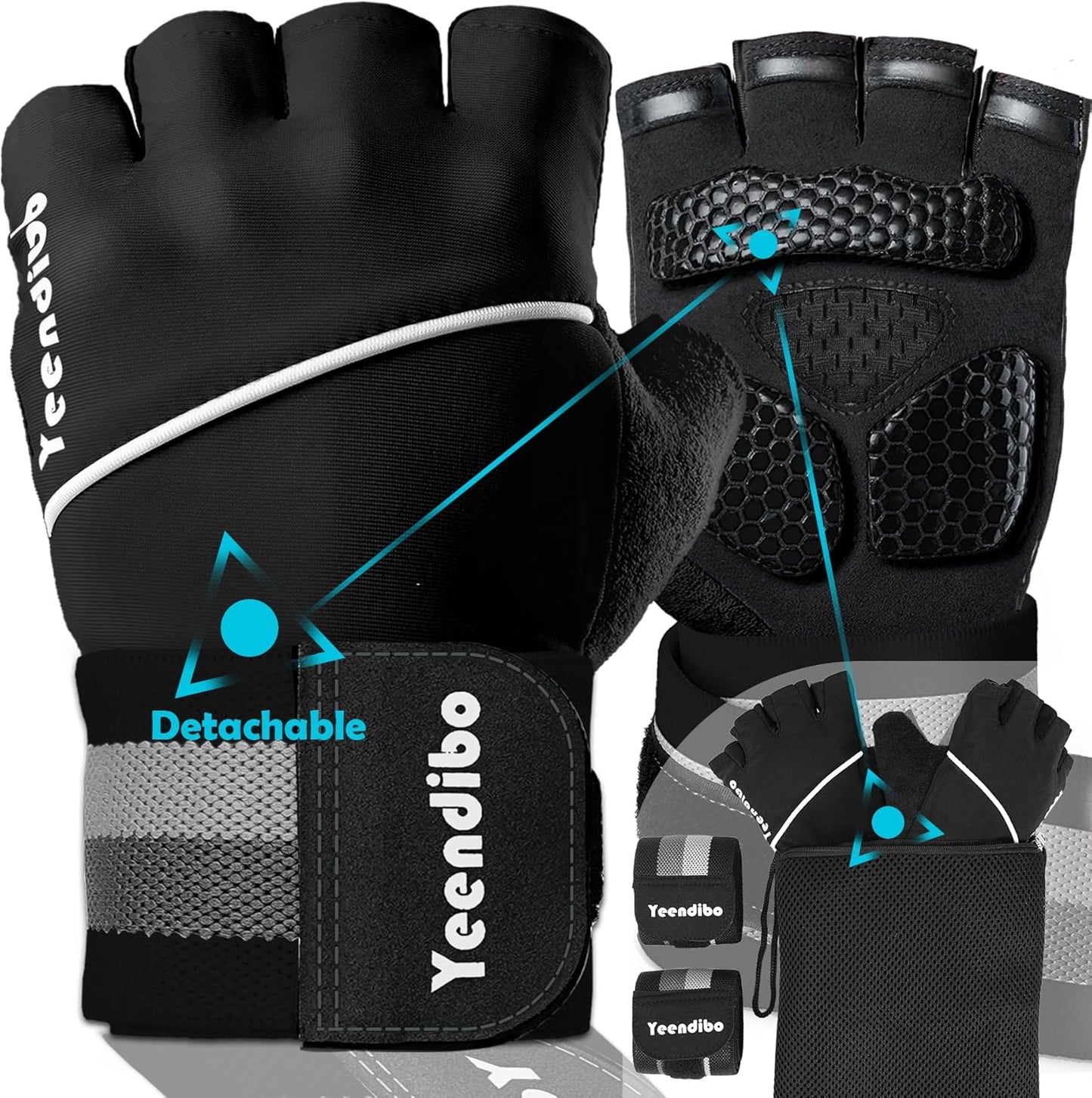 Ultimate Grip & Protection Workout Gloves