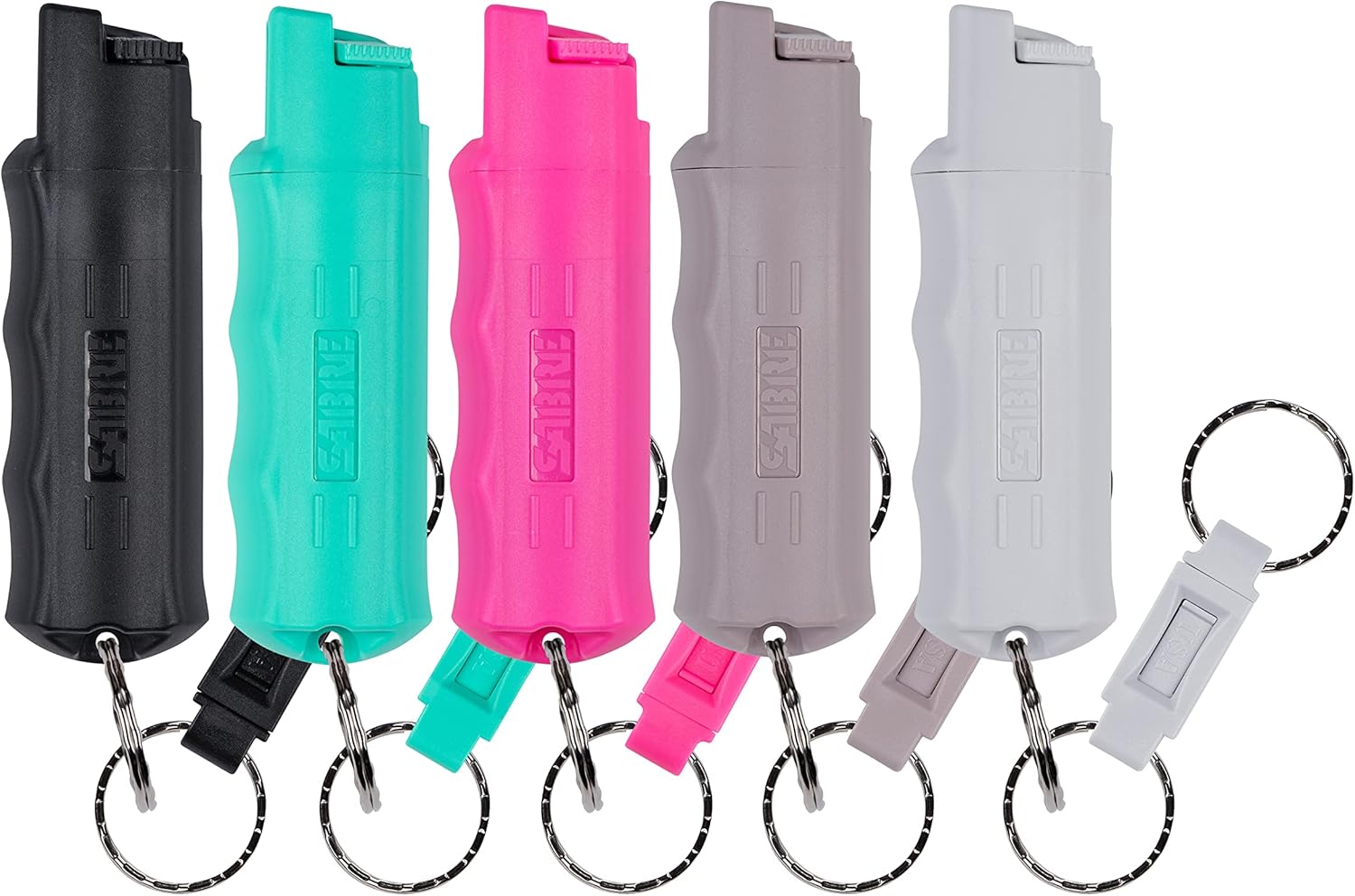 SABRE Pepper Spray Maximum Police Strength with Quick Release Keychain