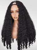 Afro Wig V Part Kinky Curly Wig 24 in - Wear-and-Go Glueless Style