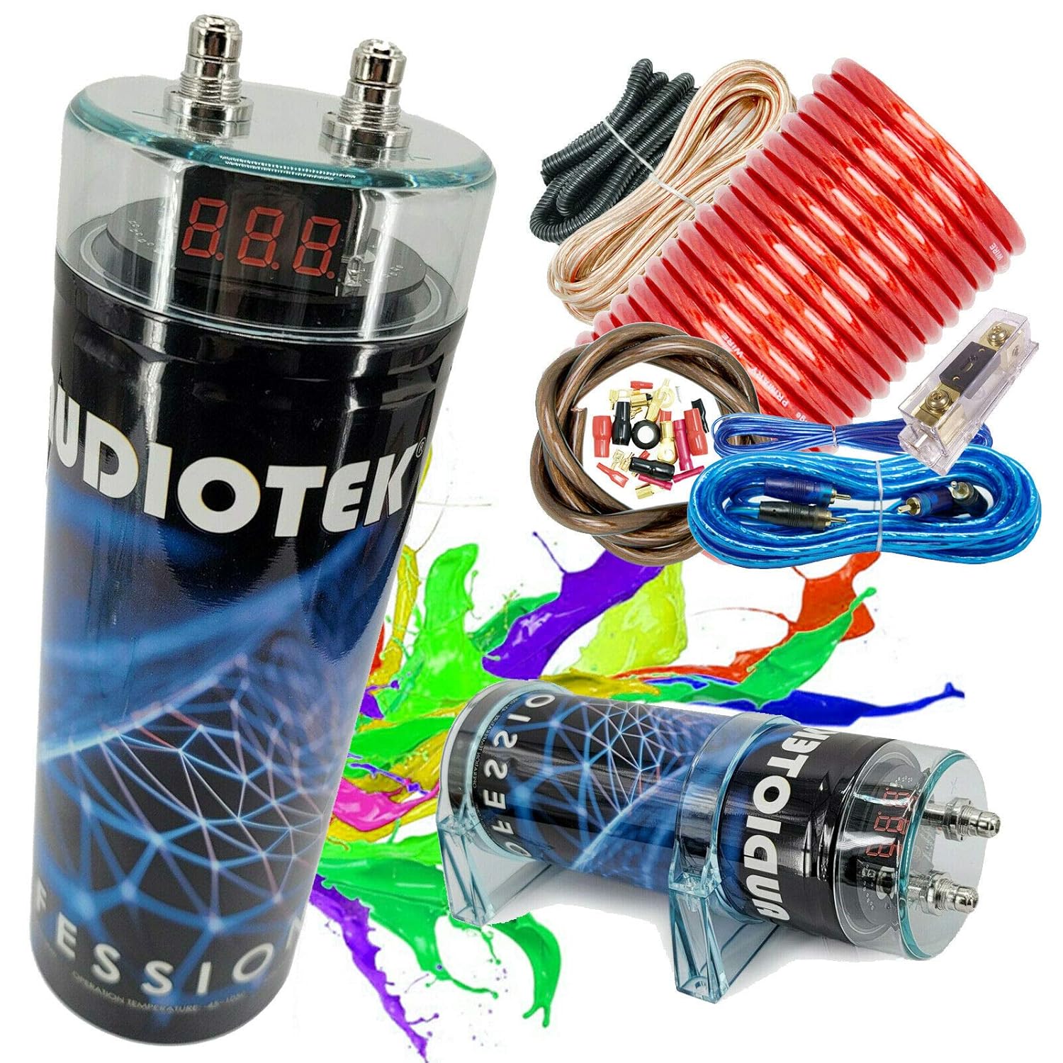Audiotek at-5.0 Farad Capacitor and 4 Gauge Wiring Kit Review