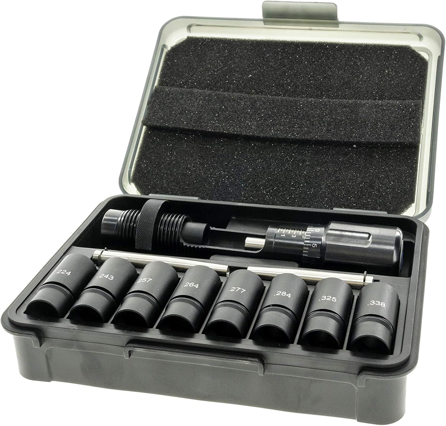 Universal Bullet Seating Die for Reloading .224 to .338 Caliber