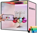 MUNBYN Light Box Photography Tent 12in x 12in - Portable RGB Studio