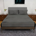 Queen Sheet Set 4 Piece Bedding - Deep Pocket Dark Grey