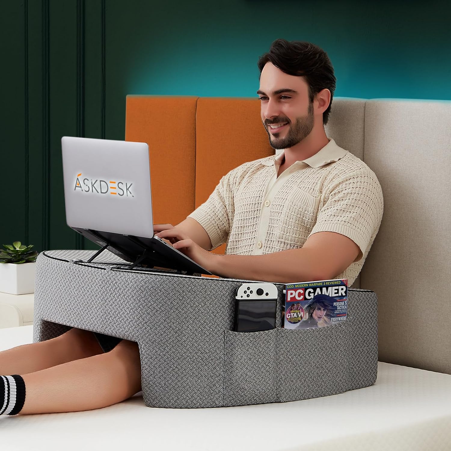 Extra Large Lap Desk Pillow for Ultimate Comfort