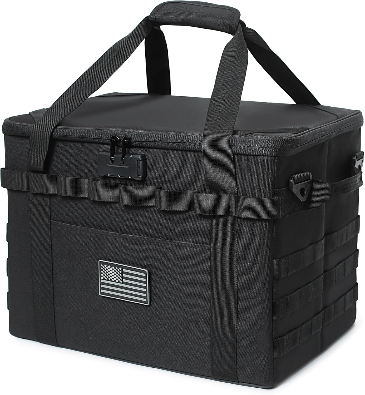Tactical Camping Storage Bag - 38L Utility Tote with Lock