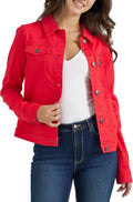 Wrangler Authentics womens Stretch Denim Jacket - Comfortable Everyday