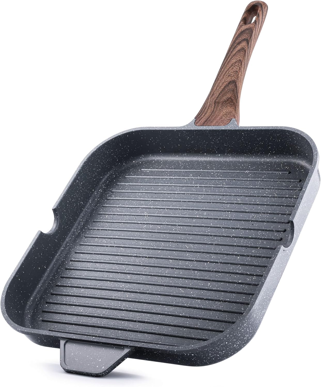 SENSARTE Nonstick Grill Pan for Indoor and Outdoor Cooking