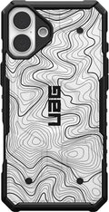 EGO TACTICAL White Topography UAG Case for iPhone 16 Plus - Rugged
