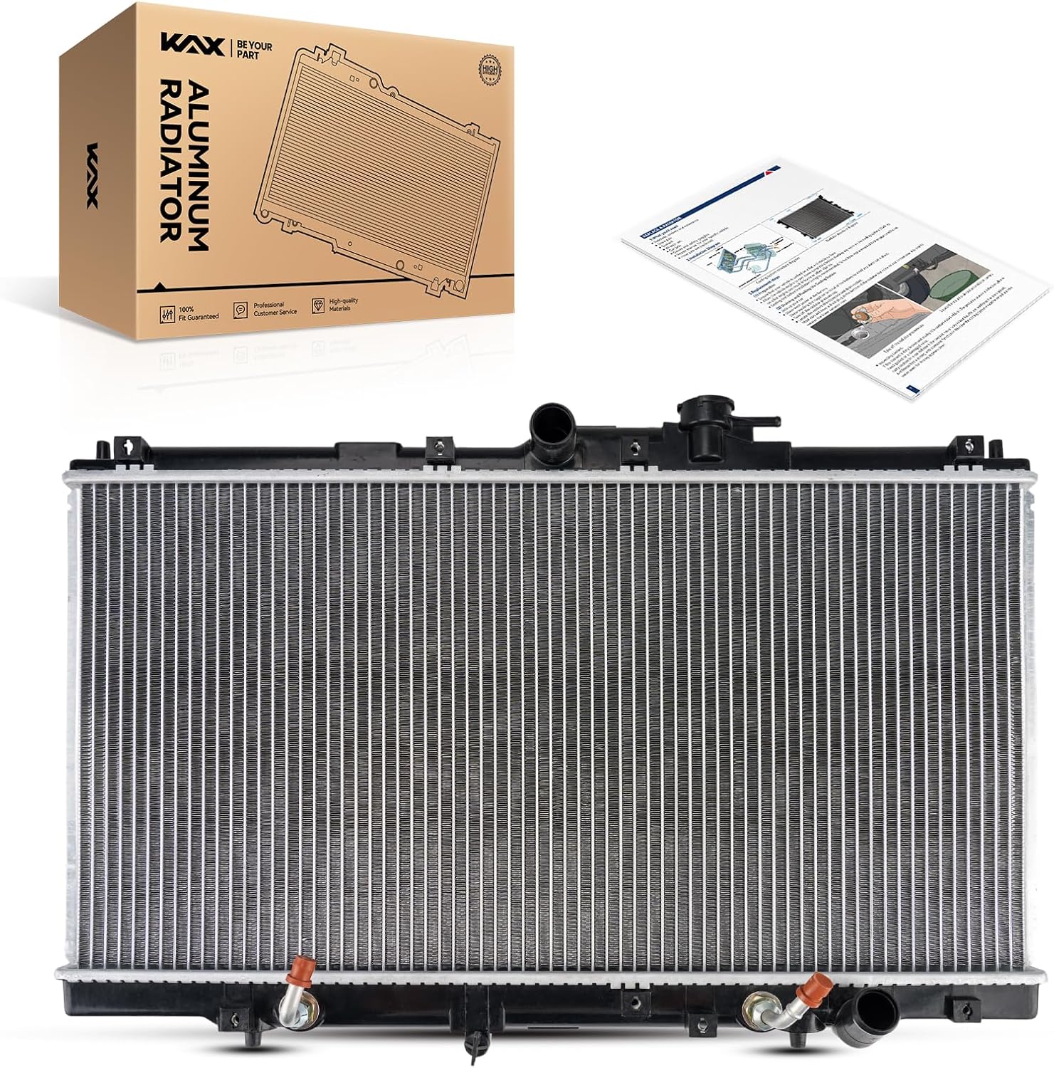 KAX CU1494 Engine Radiator Replacement for Accord and Prelude