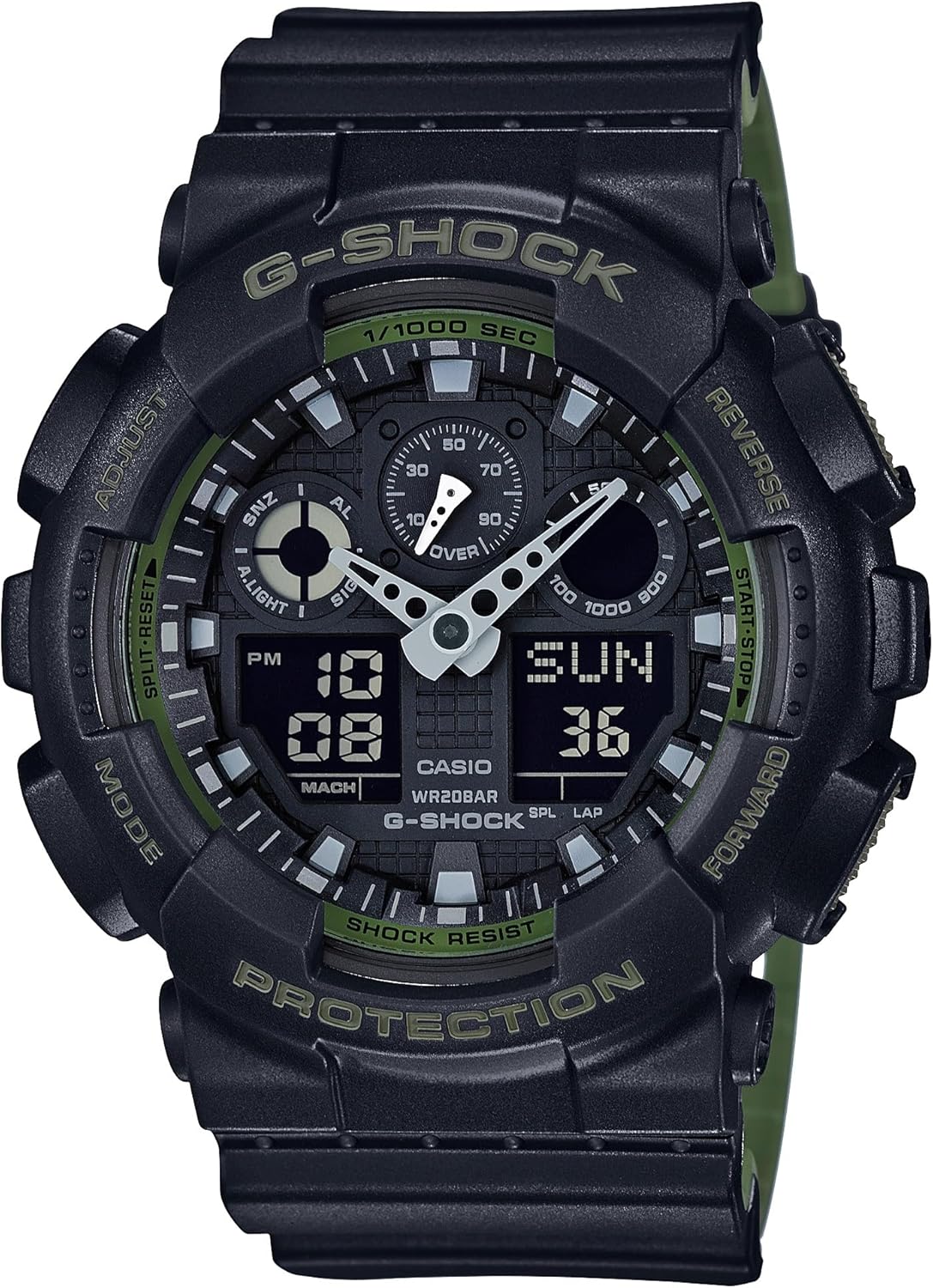 Casio G-Shock GA-100 Military Watch - Rugged Style