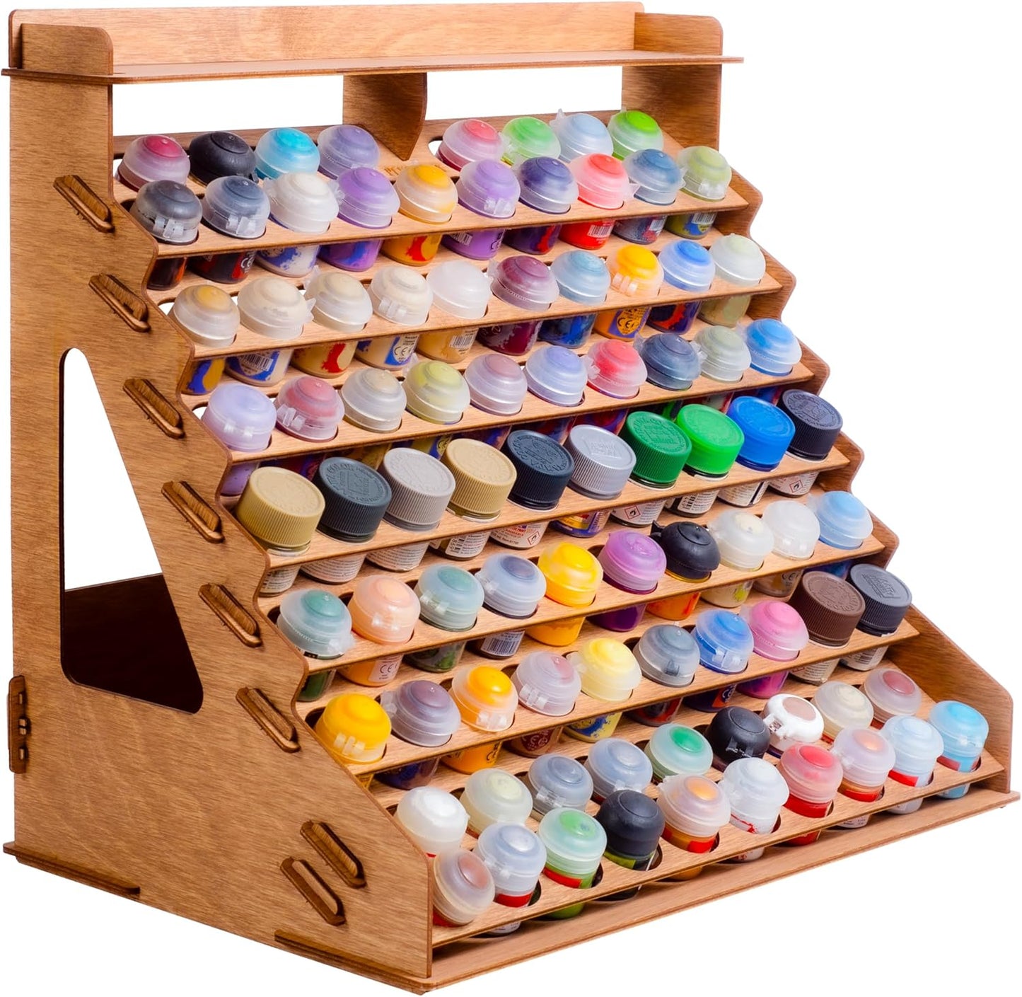 Plydolex Paint Organizer for 87 Bottles and 14 Brushes