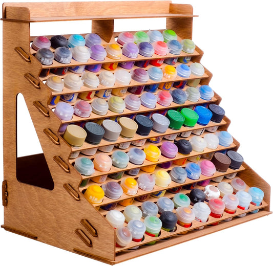 Plydolex Paint Organizer for 87 Bottles and 14 Brushes