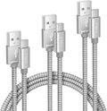 Fast Charging Trio: Elebase 1.5/3.3/6.6FT USB-C Car Charger - 3-Pack