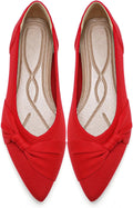 Pointed Toe Flats for Women Ballet Flats Comfortable Dressy Knit cute
