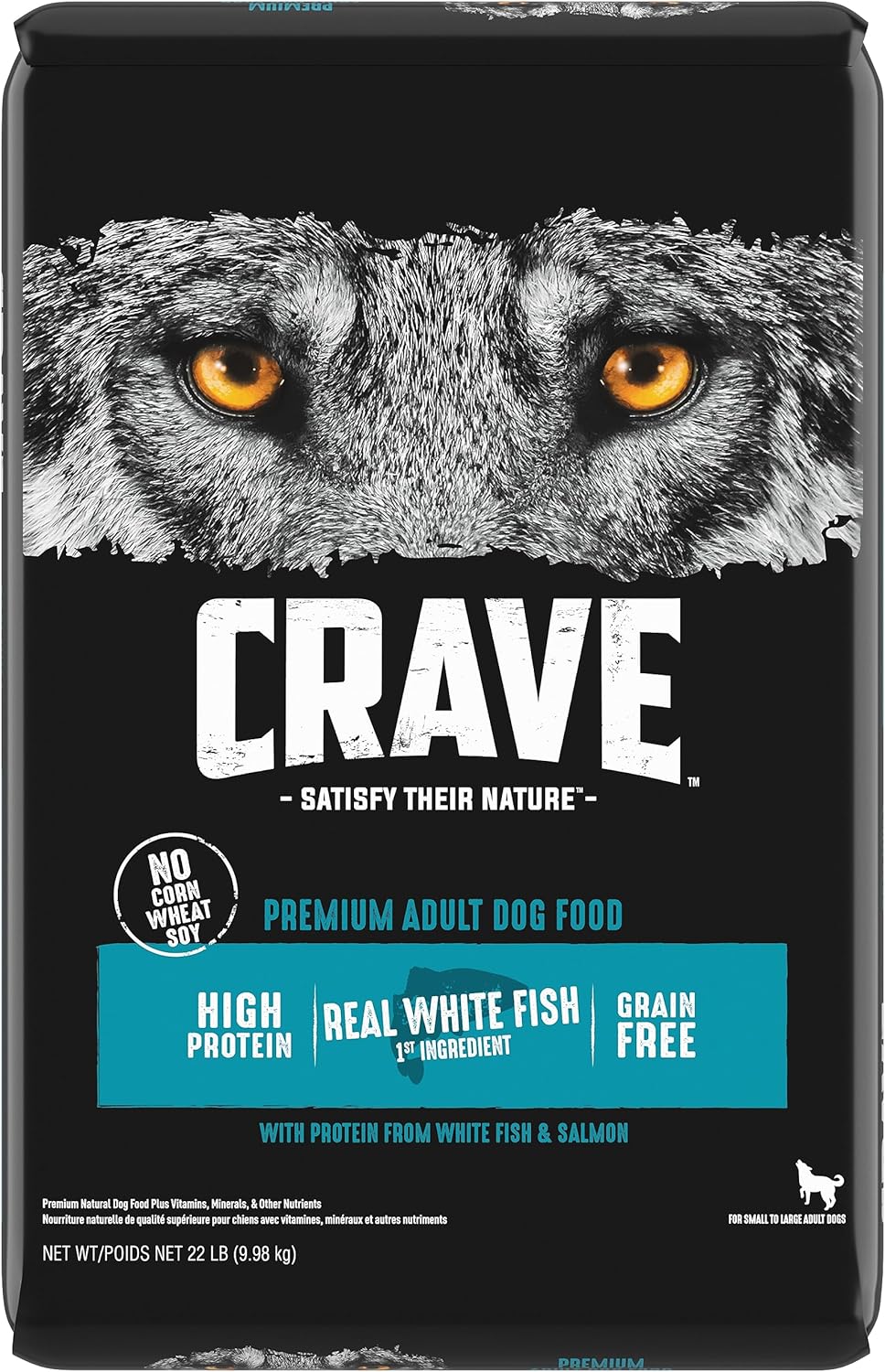 CRAVE Grain Free High Protein Adult Dry Dog Food for Dogs
