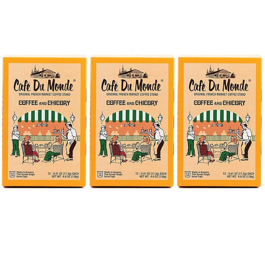Cafe du Monde 36 Single Serve Pods - Rich & Bold Flavor
