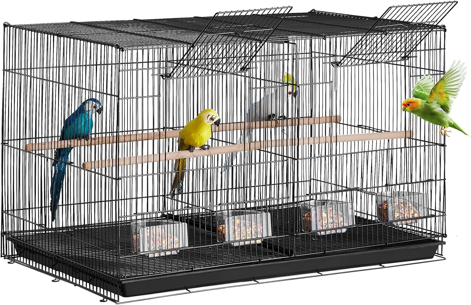 VEVOR 30-inch Flight Bird Cage for Parrots and Small Birds