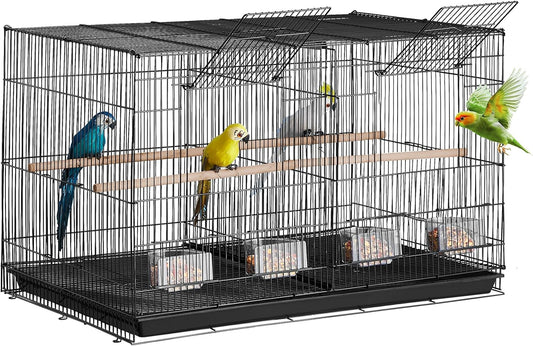 VEVOR 30-inch Flight Bird Cage for Parrots and Small Birds