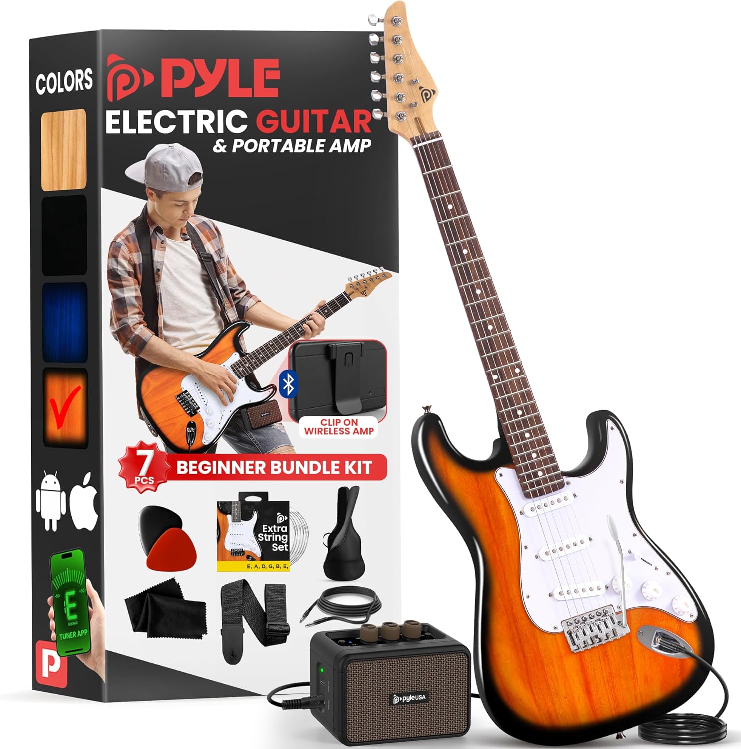 Complete ST-Style Electric Guitar Bundle for Beginners