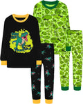 DAUGHTER QUEEN Boys 100% Cotton Long Sleeve Pajamas (Style CMDY)
