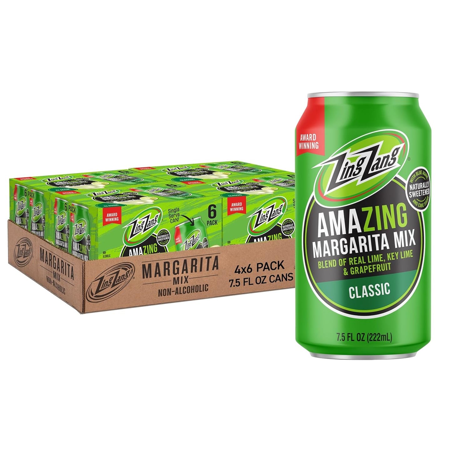 Zing Zang Classic Margarita Mix - Refreshing Non-Alcoholic Mixer