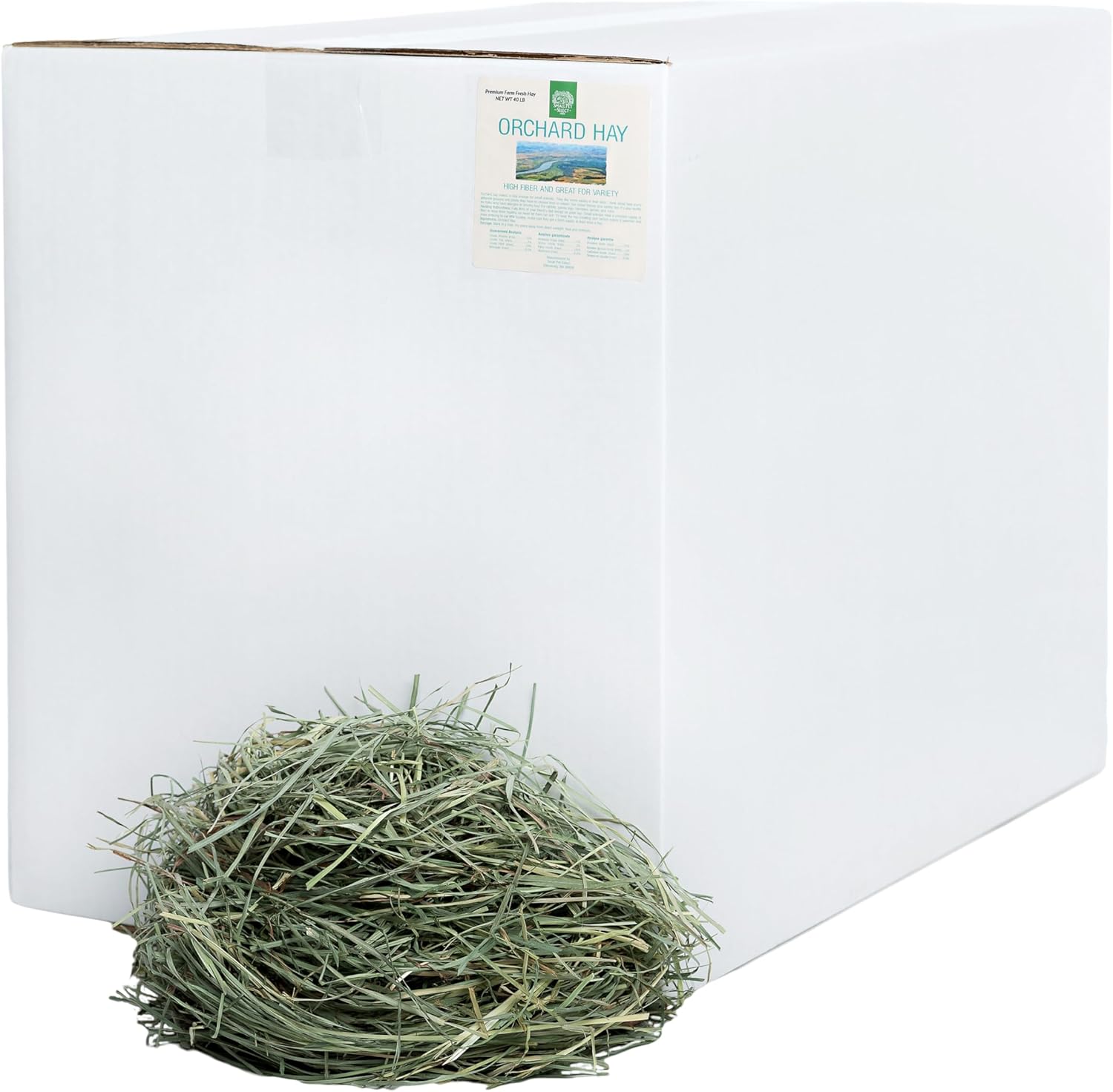 Premium Orchard Hay for Rabbits, Guinea Pigs, and Small Pets