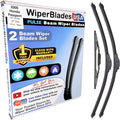 WiperBladesUSA Wiper Blades Set for Honda Passport 2000 - Clear View