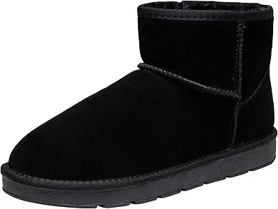 Jousen Men's Snow Boots Casual Slip On Winter Boots for Men