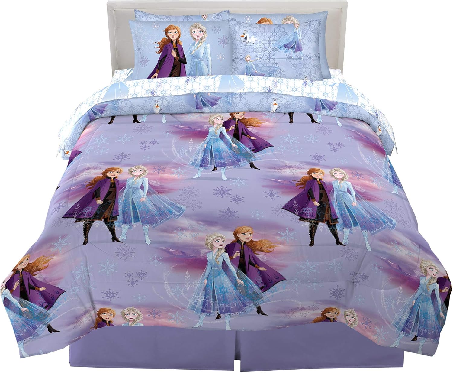 Disney Frozen 2 Kids Bedding Set with Comforter and Sheets
