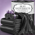 Satin Bed Sheets King Size - Silky 4 Piece Set for Hair & Skin