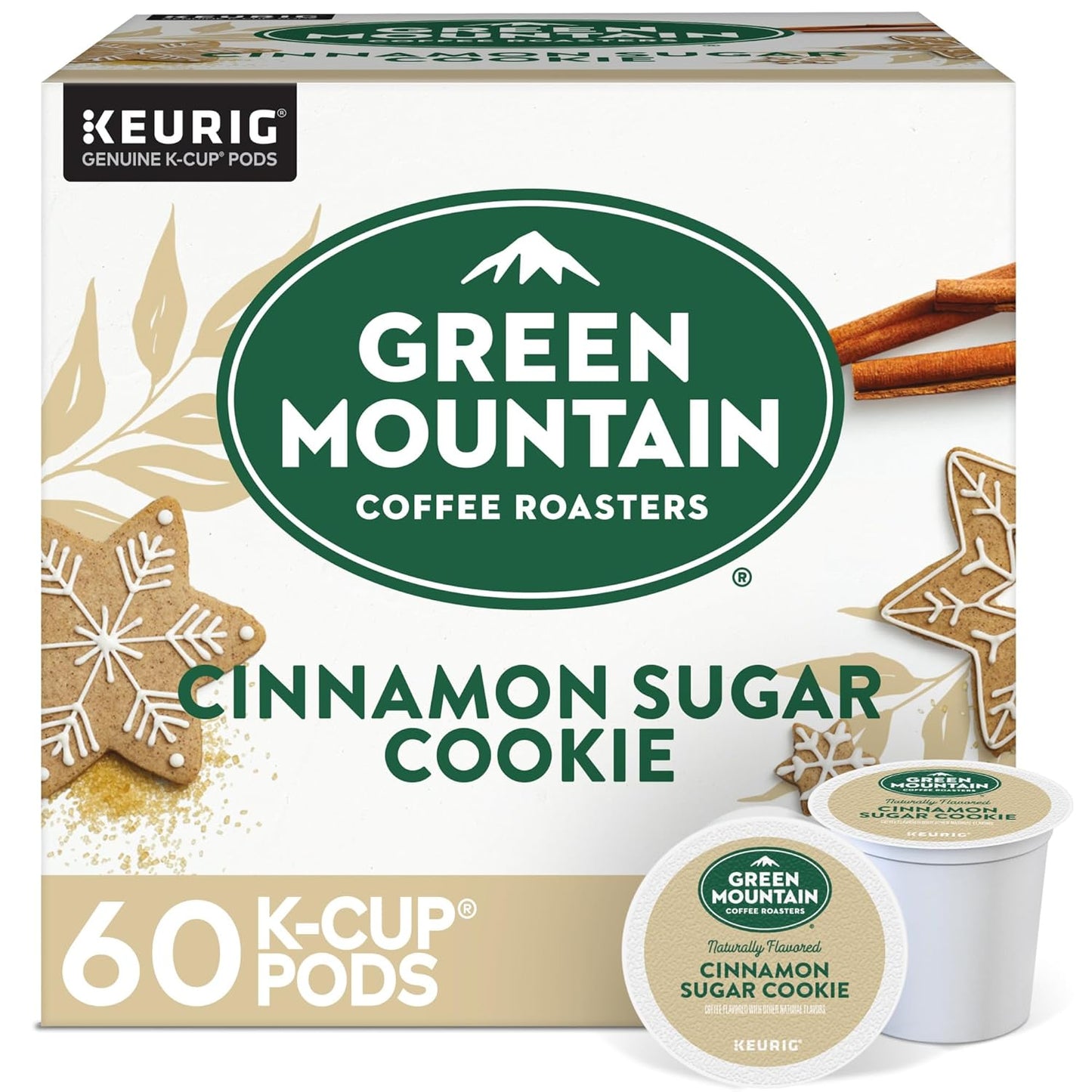 Cinnamon Sugar Cookie Coffee K-Cup Pods for Keurig Machines