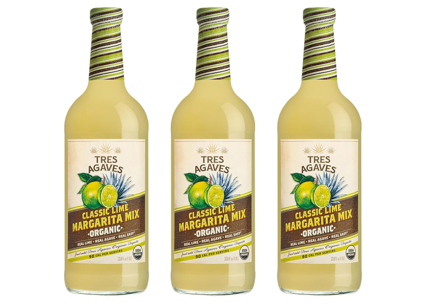 Tres Agaves Organic Lime Margarita Mix - Award-Winning Mixer