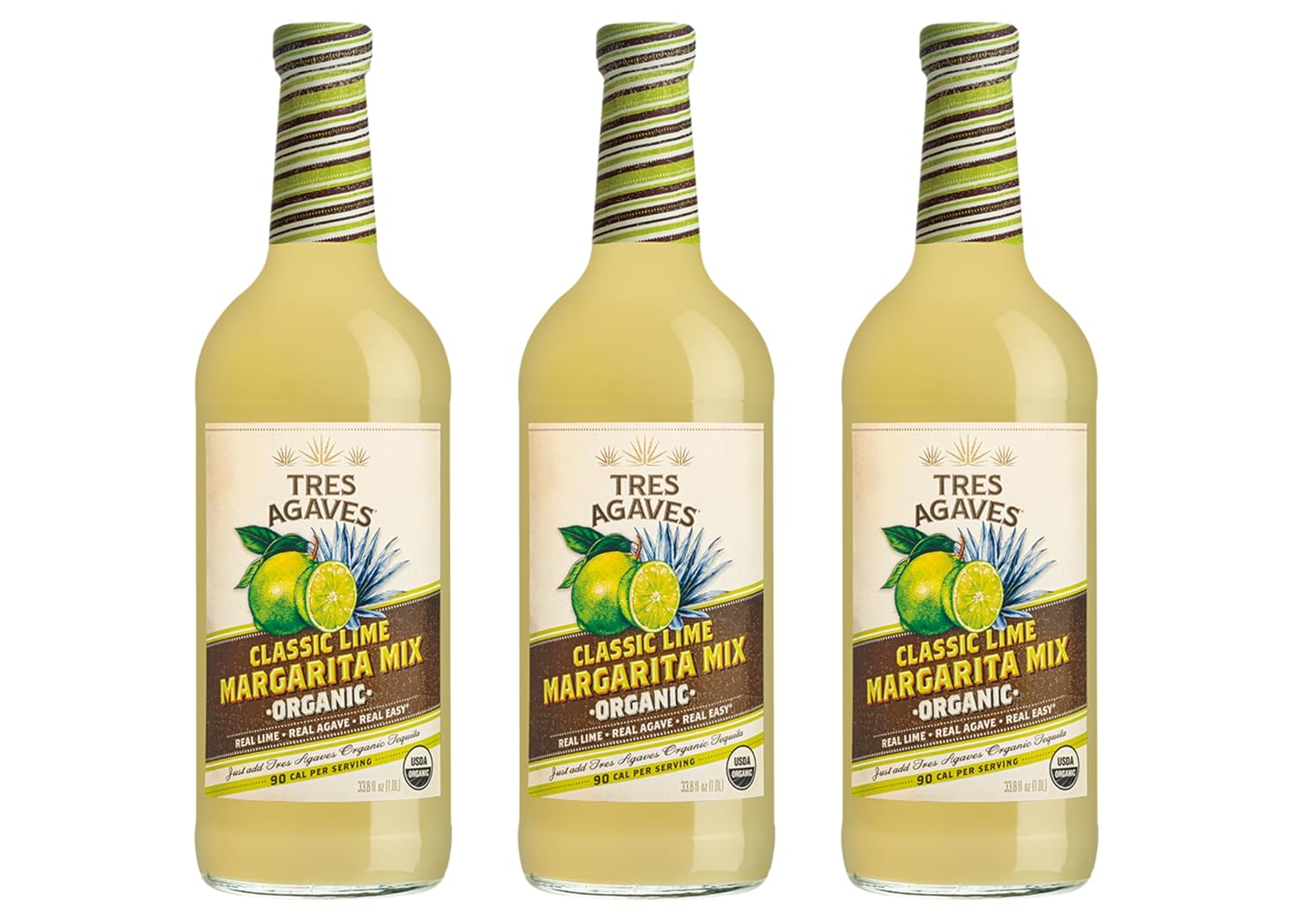 Tres Agaves Organic Lime Margarita Mix - Award-Winning Mixer
