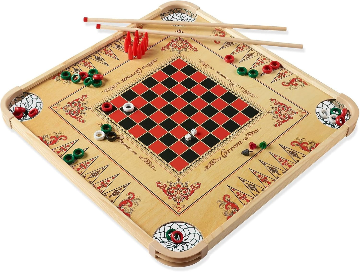 Carrom Board Game Set for Endless Family Fun and Entertainment
