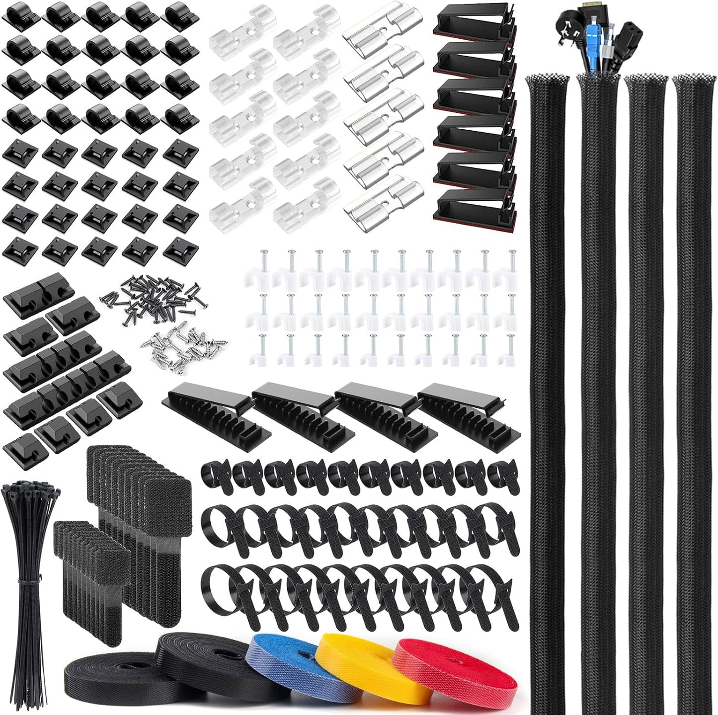 323-Pc OneLeaf Cable Management Kit: Clear Clutter!