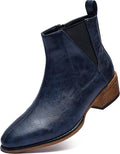 Stylish Women's Ankle Boots with Mid-height Heels and Zipper