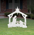 All-Weather Outdoor Nativity Set - Waterproof 4ft+ Yard Display