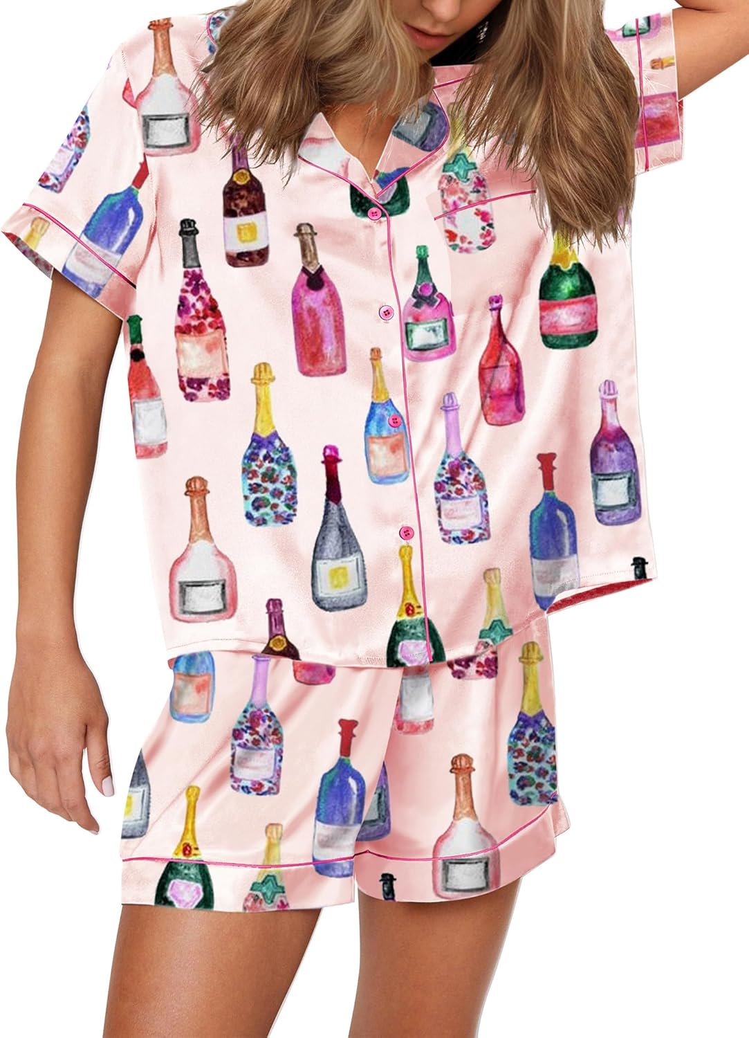 Funny Graphic Pajamas for Women Set - Comfortable Sleepwear