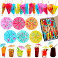 400 Assorted Color Mini Umbrella Picks - Party Perfect!