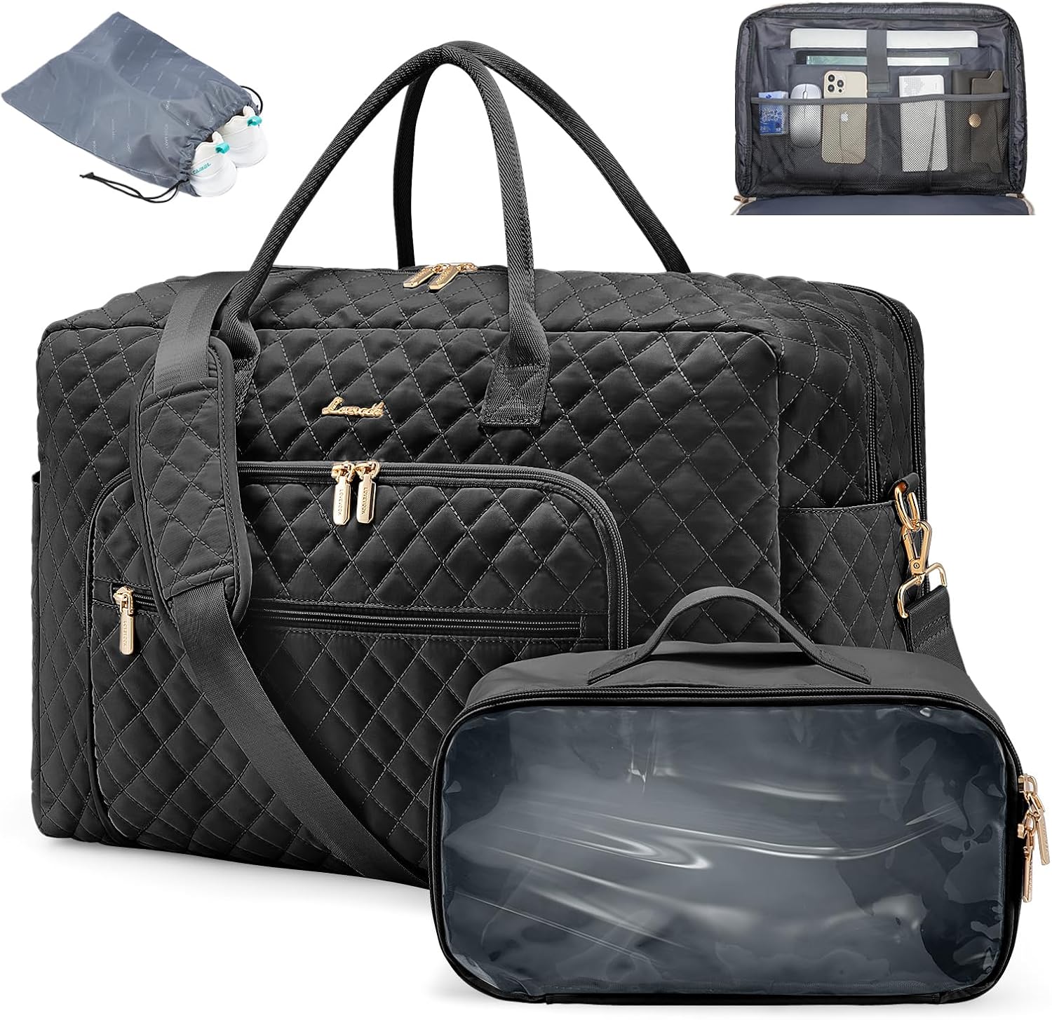 LOVEVOOK Travel Duffle Bag with Laptop Compartment and More