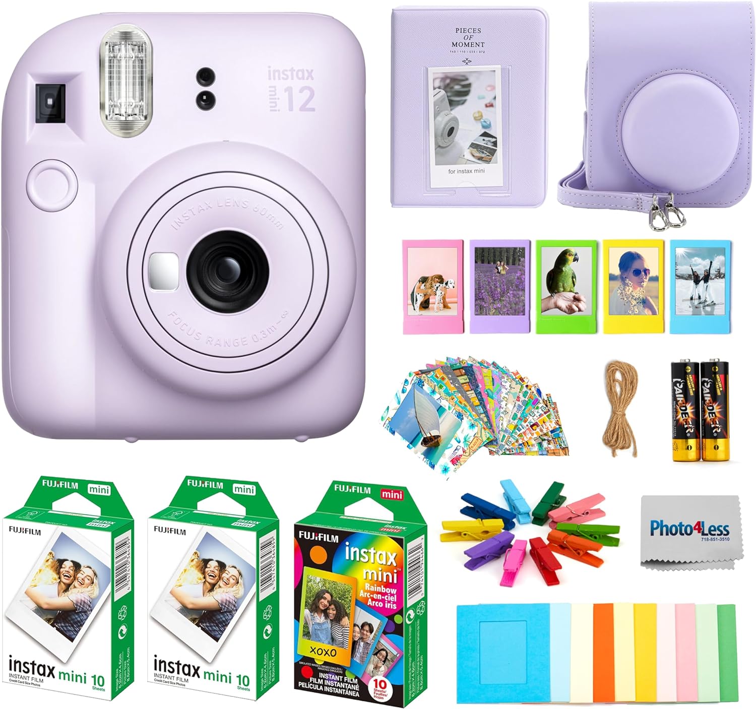 Fujifilm Instax Mini Camera Bundle - Captures Memories in Style!