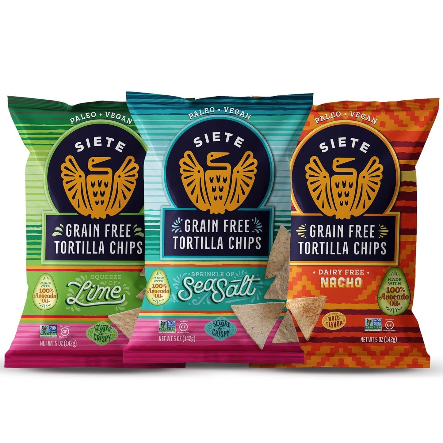 Siete Grain Free Tortilla Chips - Gluten Free Vegan Snacks