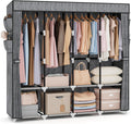 Portable Closet for Hanging Clothes 67 in Wide Large Capacity