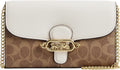 Coach Chain Crossbody in Jade Leather - Compact Everyday Wallet Bag