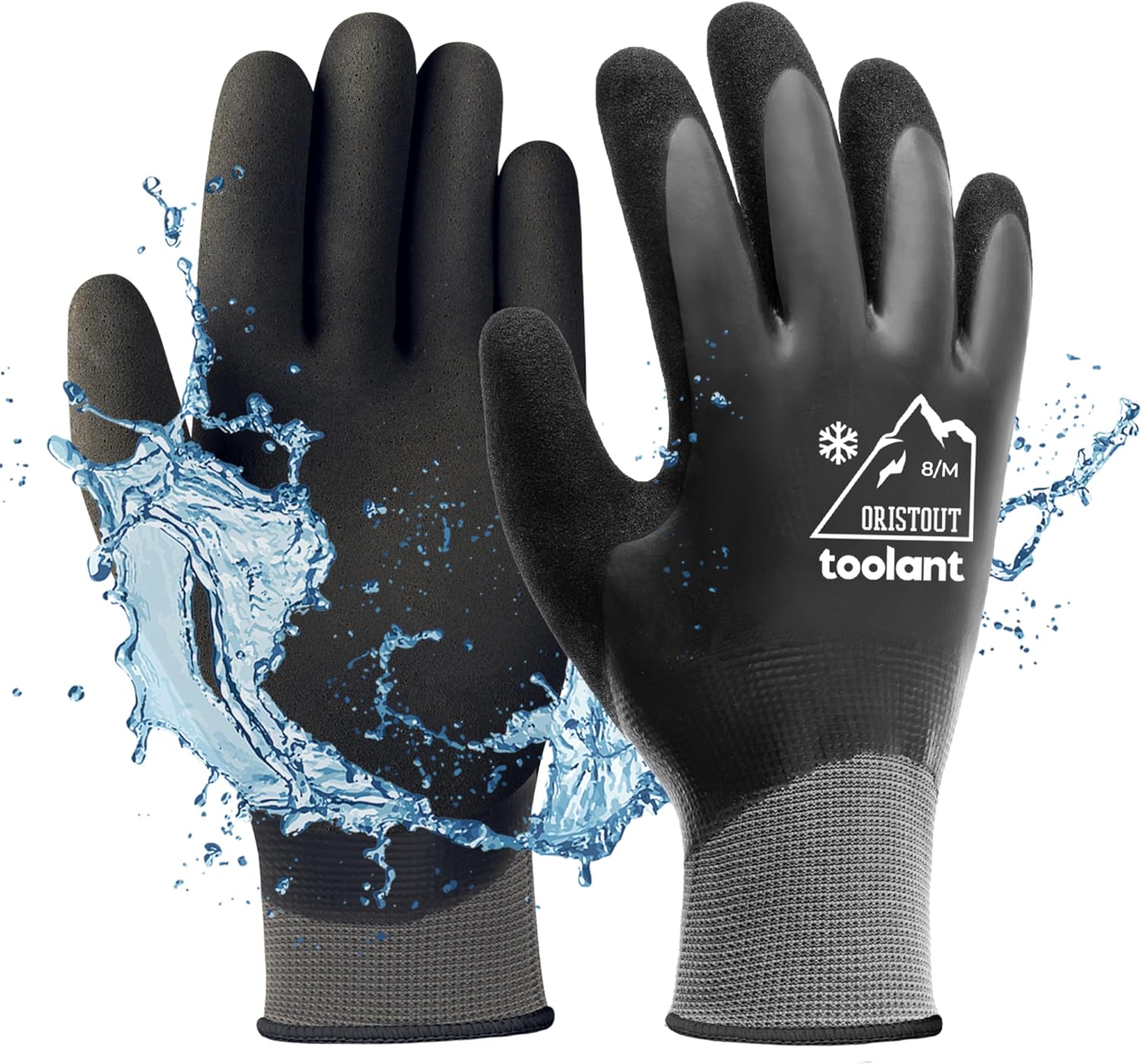 Premium Waterproof Winter Work Gloves - Touchscreen, Insulated