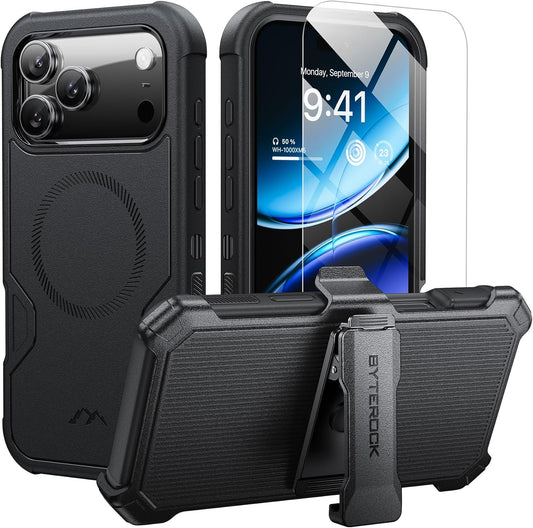 Defender X Series Rugged Case for iPhone 17 Pro Max with Holster
