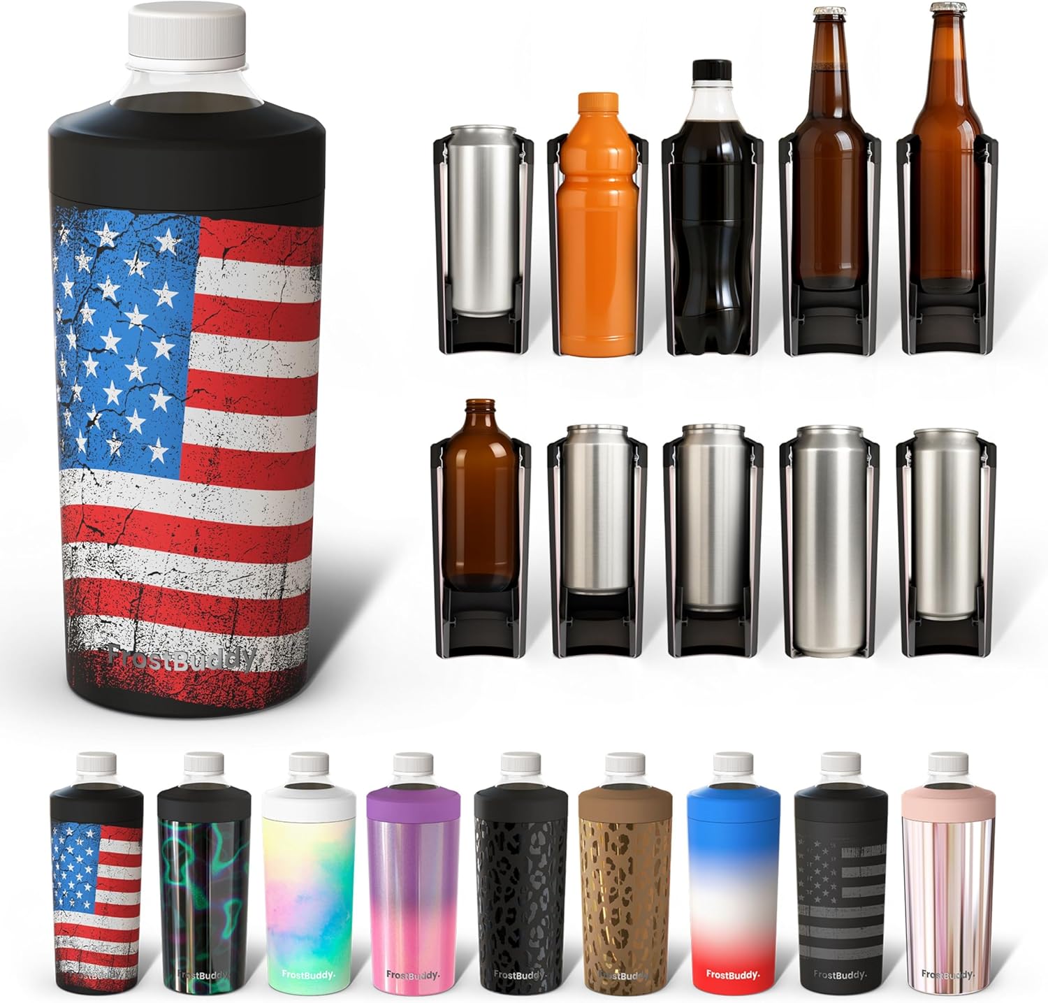 Frost Buddy Universal XL Can Cooler - Fits All Sizes Perfectly