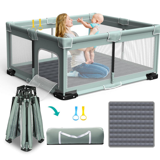 Foldable Playpen for Babies and Toddlers - Portable & Safe