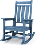 Oversized Outdoor Rocking Chair - Wide, High-Back Patio Rocker