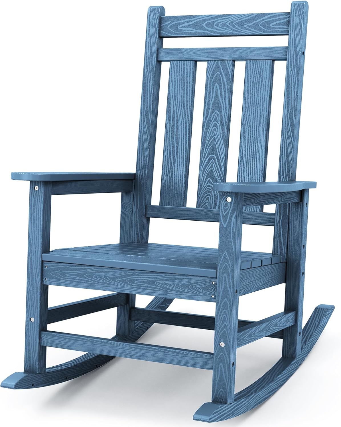 KINGYES Oversized Outdoor Rocking Chair for All-Weather Relaxation